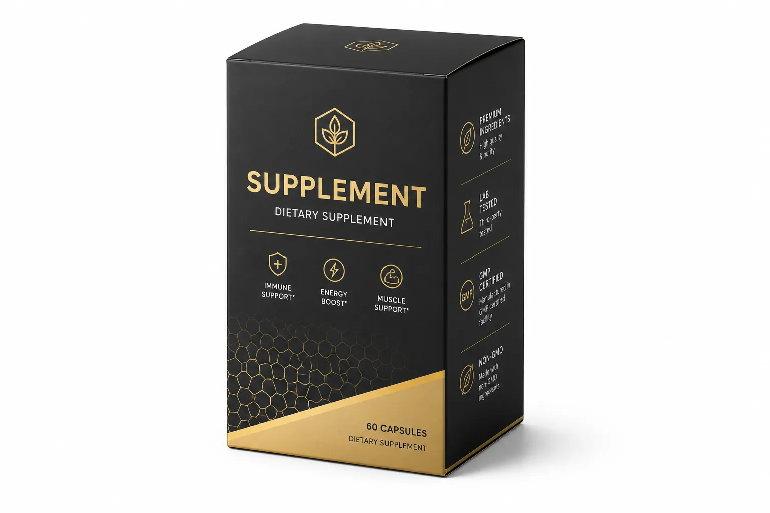 Custom Supplement Packaging Boxes